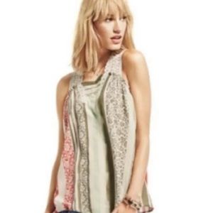 CAbi 266 Whisper gauze boho top